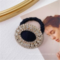 Korean Hair Tie Rhinestone Geometric Elastic Band Ring Cute Girl Ponytail Head Rope Rubber Female Fashion Accessories